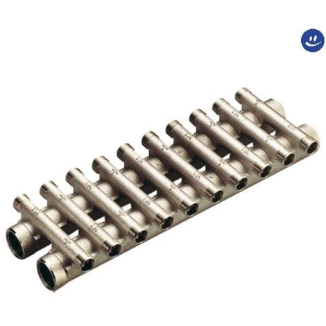 Tiemme - Collettore Riscaldamento Complanare 6+6 3/4" Con Uscite Da 1/2"