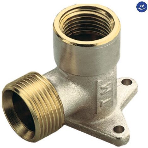 Tiemme - Gomito Con Base 1/2" Per Kit 3/4" Senza Kit
