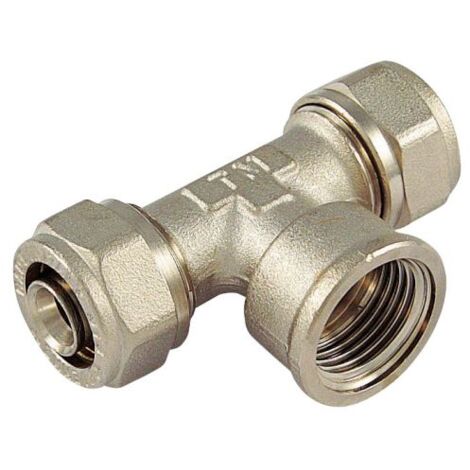 Tiemme RACCORDO PER TUBO MULTISTRATO a T femmina mis. 20x3/4x20 5 PZ