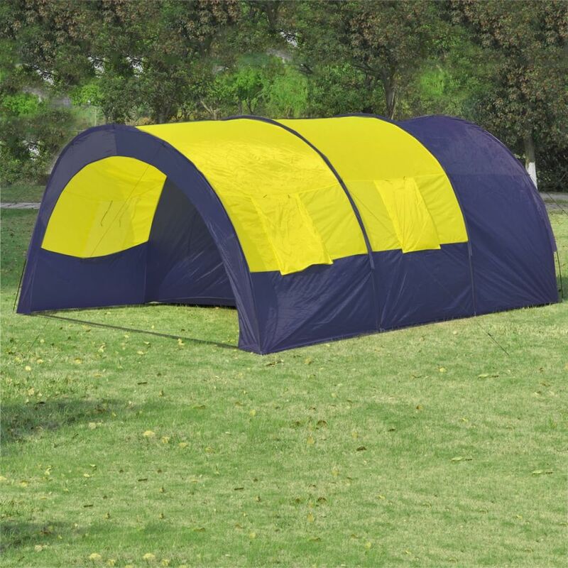 

Tienda De Campana De Poliester 6 Personas-Azul Amarillo