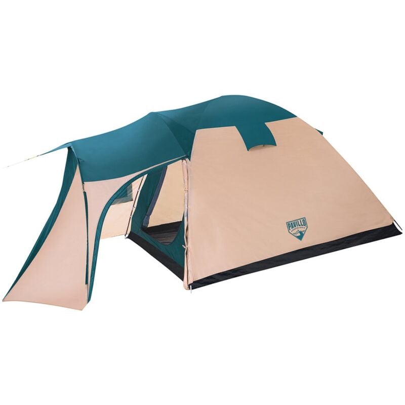 

Tienda de campaña familiar de poliéster beige de 200x305x305 cm