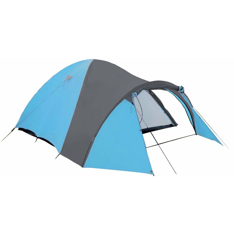 

Tienda de campaña iglú 3 personas - azul/gris - columna de agua 3000mm - transpirable - camping