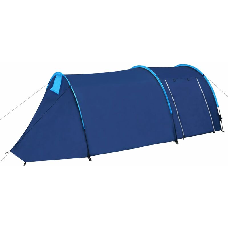 

Tienda de Campaña para 4 Personas Azul Marino Azul Claro - Azul - Vidaxl