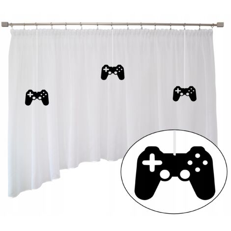 Tienda de campaña infantil con motivos de videojuegos, lámparas colgantes negras y cojines, 300 x 145