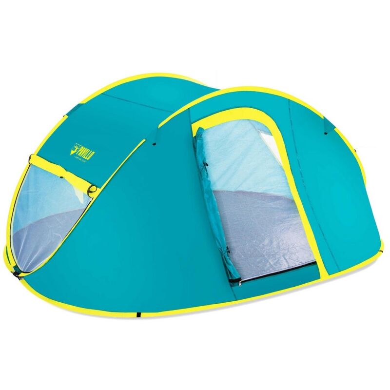 

Tienda de campaña para 4 personas pop up de poliéster azul de 210x240x100 cm
