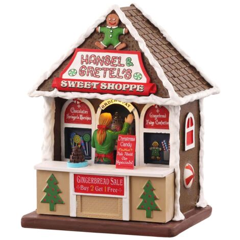 Tienda de dulces Lemax Hansel y Gretel