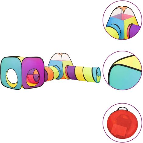 Tienda de juegos para niños multicolor 190x264x90 cm