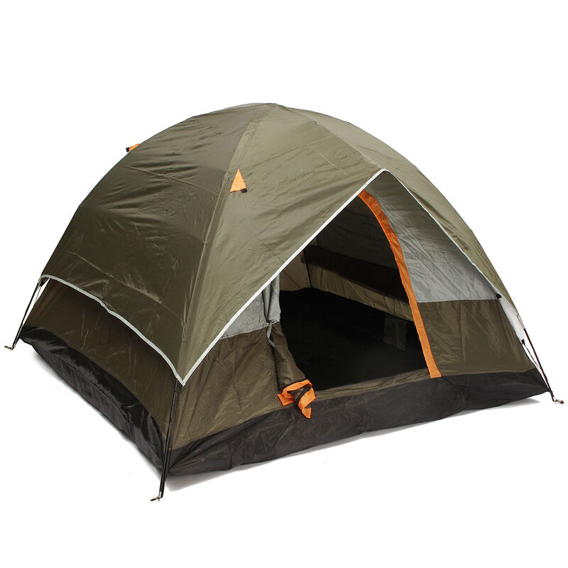 

Tienda familiar para 4 personas festival de camping de doble capa refugio impermeable senderismo Mohoo