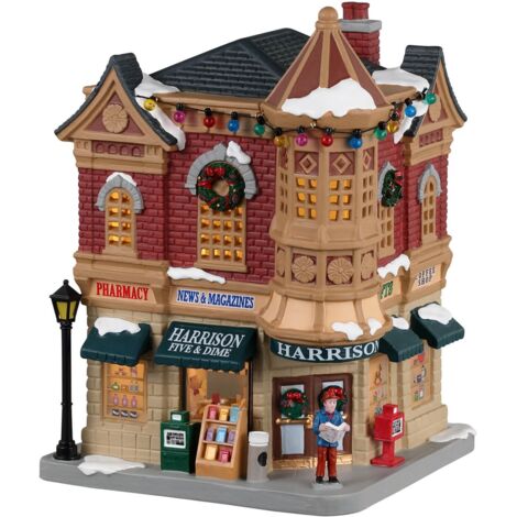 Tienda Lemax Harrison Five & Dime - Harrison 5x10 para aldea navideña