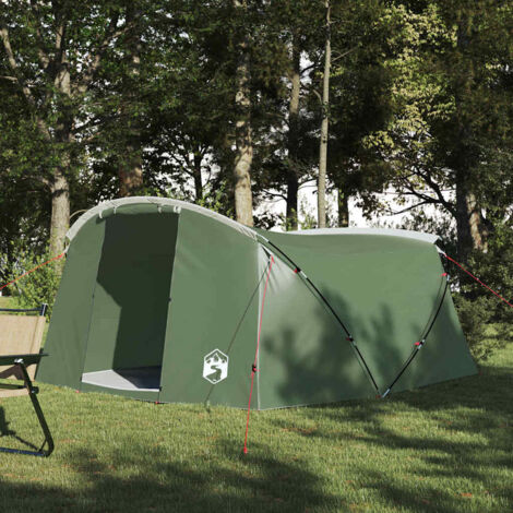 Tienda túnel para 4 personas Verde y 318 x 275 x 140 cm