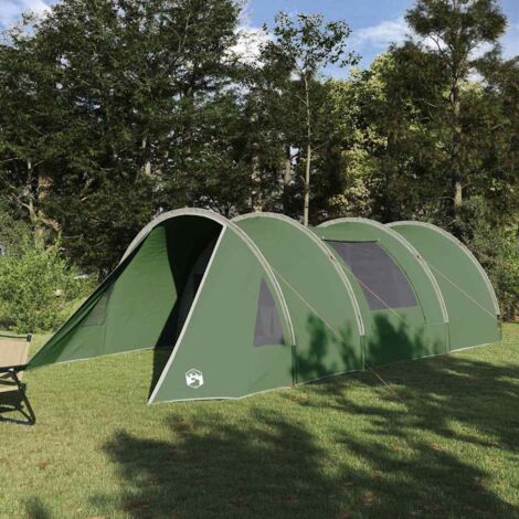 Tienda túnel para 4 personas Verde y 778 x 356 x 210 cm