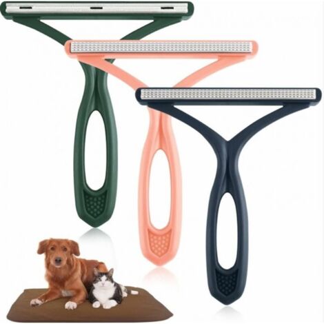 Tierhaarentfernerbürste für Katzen und Hunde, tragbare, wiederverwendbare, selbstreinigende Tierhaarentfernerbürste für Teppiche, Kleidung, Sofas, Autos, Betten und Läufer