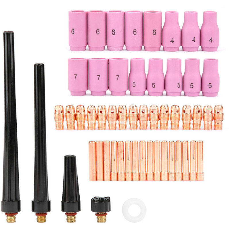 Image of TIG-Schweißbrenner-Gehäuseteile-Set, Gaslinsen-Düsenklemmbecher für WP-9 20 25