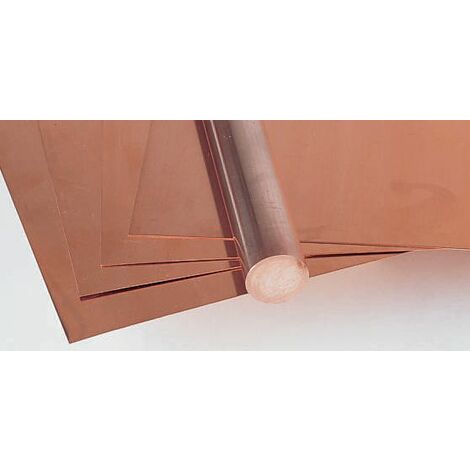 Tige ronde en cuivre pur 11,8 pouces de longueur tige métallique en cuivre  nu tige de cuivre solide barre de tour stock (5 pcs, 3 mm dia)
