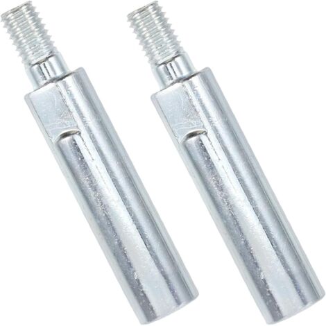 Tige d'adaptation M10 pour meuleuse d'angle, 2 pièces, rallonge en acier pour