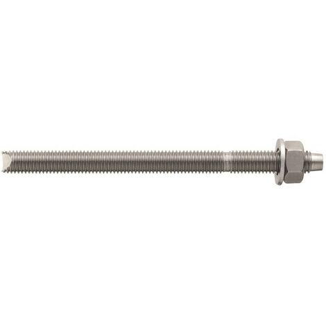 Tige d'ancrage HAS-E-R M20x170/48 333135 – Inox A4 pour capsules chimiques – Pour applications extérieures et sous-marines