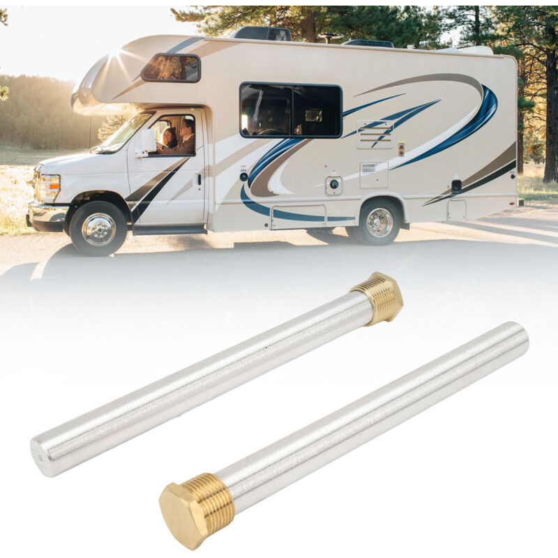 Tige d'anode de chauffe-eau en laiton 3/4in npt Tige de remplacement en magnésium pour Suburban- Trimec