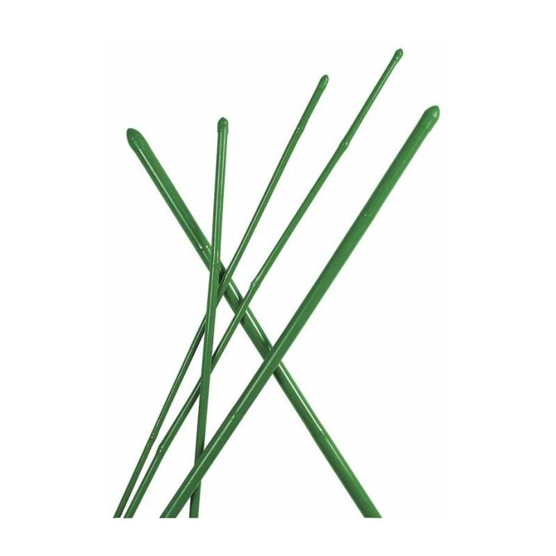 Tige de bambou plastifié 8/10 mm 100 cm