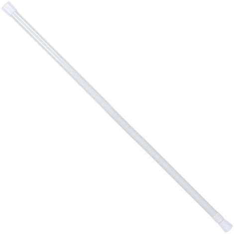 Tige de Douche Télescopique Ressort Extensible 105‑190cm pour Rideau de Fenêtre Salle de Bain