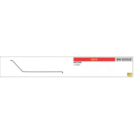 Tige de réglage du régime DAYE pour moteur Y 139V 023529