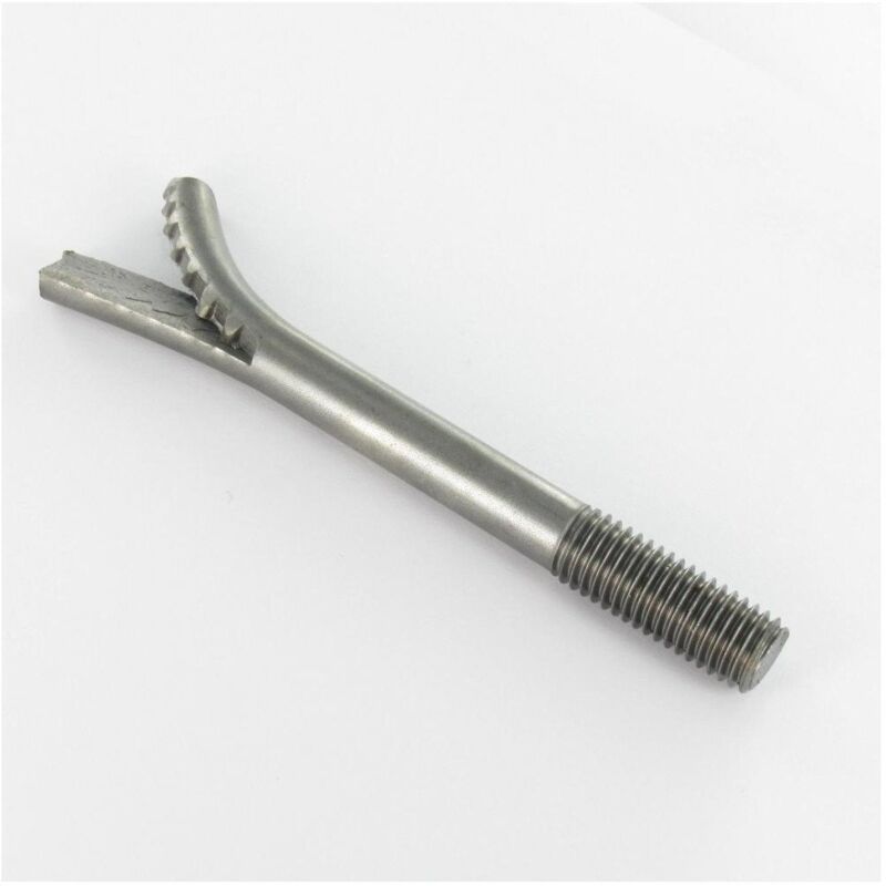 Tige de scellement Queue carpe Acier zingué 18X380 Filetée sur 100-10 pièces