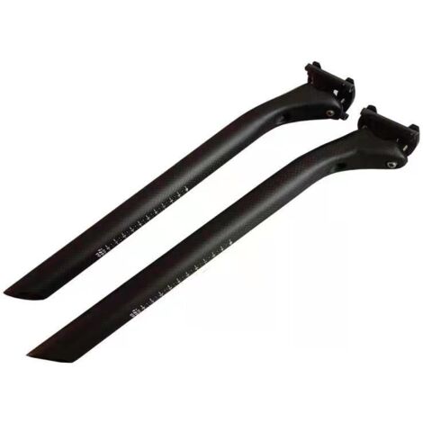 Tige de selle de vélo en fibre de carbone T800 avec biseau de 31,6 mm, équipement de cyclisme épaissi, accessoires de vélo d'exportation.