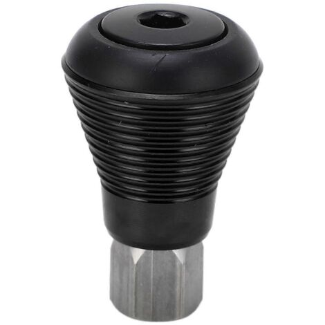 Tige de selle pliante à pôle positif, butée champignon, finition miroir, bloc de tige de selle noir