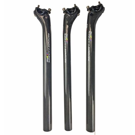 Tige de selle VTT ROTUNDO entièrement en fibre de carbone (27,2 x 30,8 x 31,6 mm)