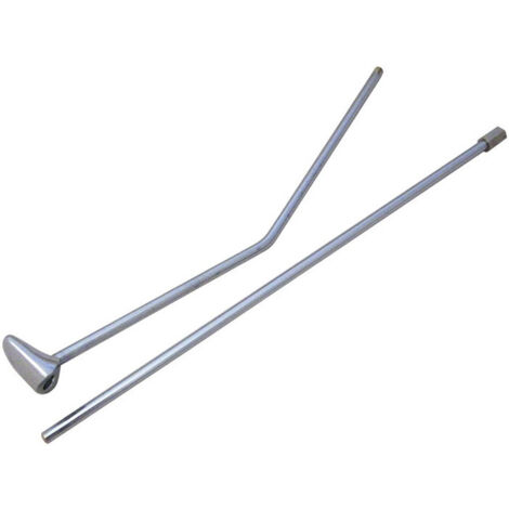 Tige de traction chromée, complète, avec bouton KLUDI