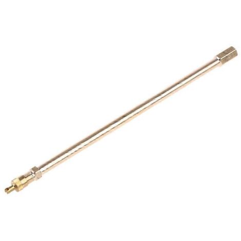 Tige de valve en laiton métallique, extension de valve de pneu pour camion, moto, voiture, AC-200mm.