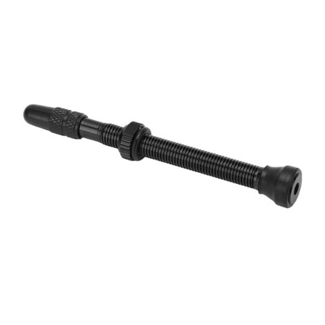 Tige de valve Presta 60mm en aluminium pour vélo tout-terrain tubeless, accessoire vélo noir