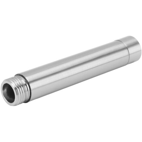Tige d'extension de Douche, Rallonge de Pommeau de Douche à Main en Acier Inoxydable Haute Résistance, Prévention de la Rouille, Connexion Ferme pour Hôtel (4 Pouces)