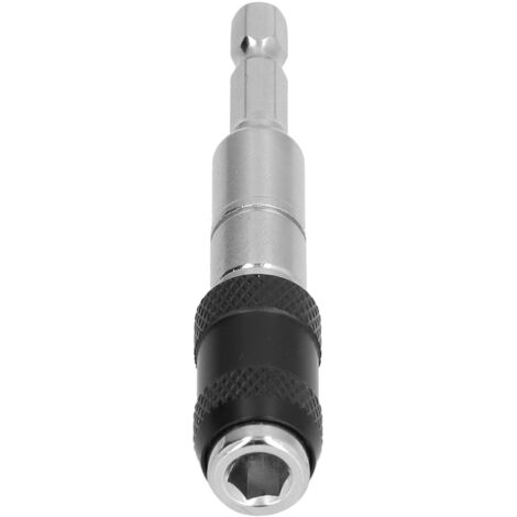 Tige d'extension flexible et rotative magnétique pour embouts hexagonaux 1/4" à mandrin autobloquant