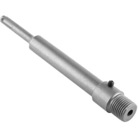 Tige d'extension pour scie cloche SDS Plus 350 mm avec poignée ronde et mandrin en carbure