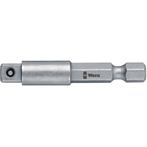 Tige d'outils (element de liaison) WERA 3/8" 4 pans x 1/4" 6 pans longueur 50mm