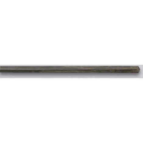 Tige en acier pour clapet d'air - En  8 x 8 mm  300 mm