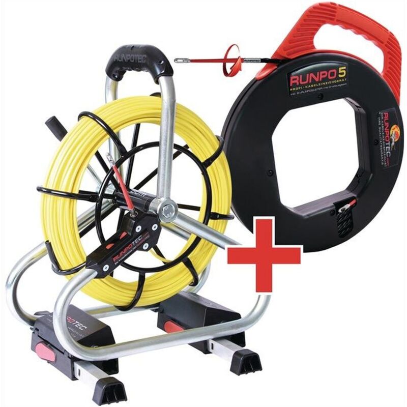 Tige en fibre de verre Kit professionnel Longueur de bande 30 m - 11120 - Runpotec