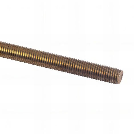Tige filetée 1 Mètre M8 mm Laiton - 1 pc - Fixtout TF1M08LNB
