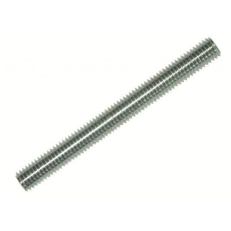 Tige filetée M16 Longueur 1 mètre Pas à gauche Acier zingué-10 pièces