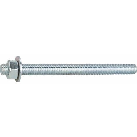 Tige filetée - Batifix - À sceller - Acier zingué - 10 x 130 mm - Vendu par 10