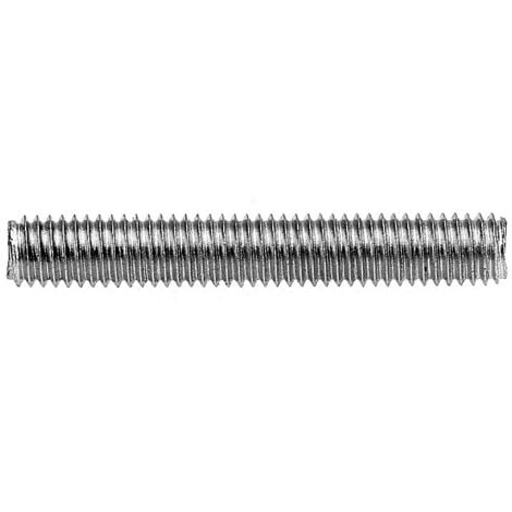 Tige filetée M16 Longueur 3 mètres Classe 4.8 Acier zingué-10 pièces