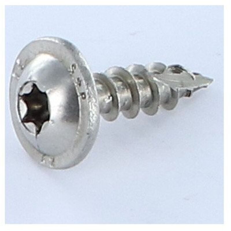 Vis charpente tête disque Inox A2 8X40 Filetage total TORX T40 Diamètre de tête: 20-100 pièces