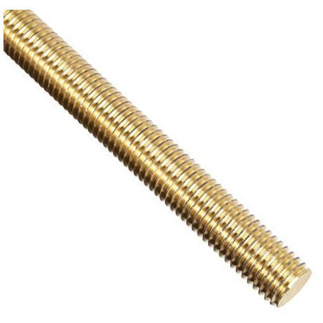 Tige filetée M3 Longueur 1 mètre Laiton-1 pièce