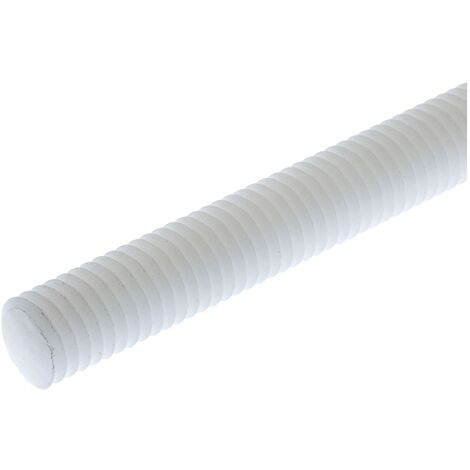 Tige filetée Nylon Brut RS PRO, M8 x 1m ( Prix pour Paquet de 5 )