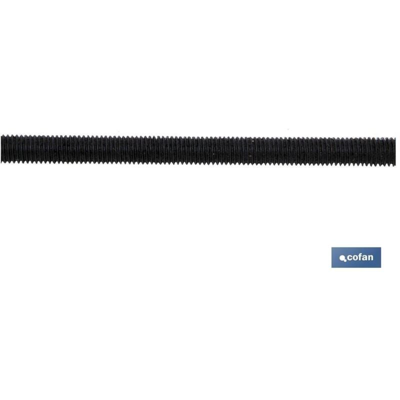 Tige Filetée 8,8 (1m) Noir DIN-975 C-8,8 M-24