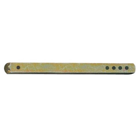 Tige percée 8 x 120 mm en acier zingué pour béquilles - SAS DUBOIS INDUSTRIE