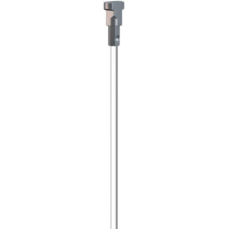 Tige Twister Rigide 2 mm pour Cimaise - Accessoire Cimaise Artiteq 100 cm , Pack de 5 , Blanc