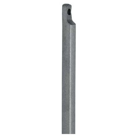 Tige verrouillage porte 13x2500mm galvanisé brillant,