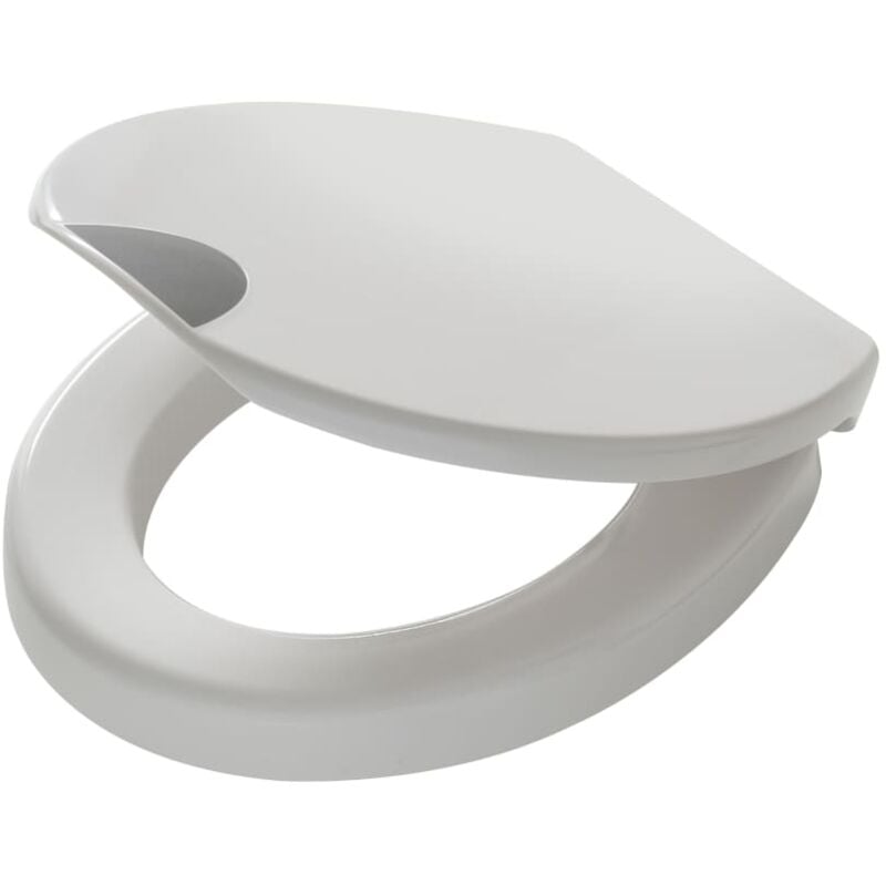 

Asiento de inodoro con tapa Comfort Care muy alto - Blanco - Tiger