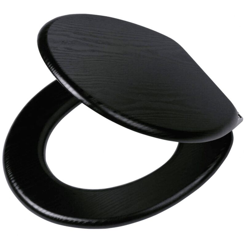 

Asiento de WC de cierre suave Blackwash MDF negro 252030746 - Negro - Tiger